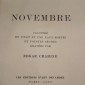 Gustave Flaubert - Novembre, illustrated by Edgar Chahine by Edgar Chahine (1874-1947)