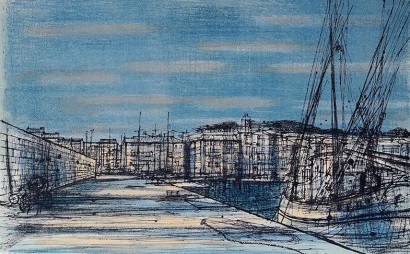 Saint - Tropez, an art piece by Jean Carzou