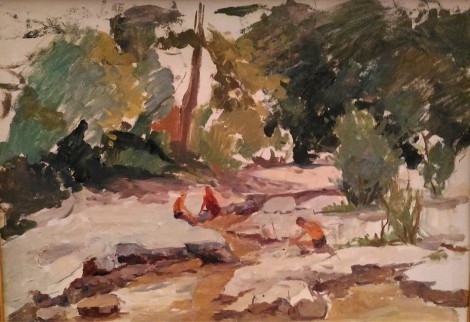 At The River, an art piece by Eduard Isabekyan