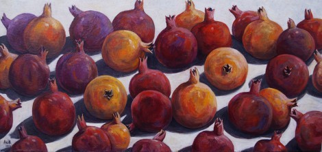 33 Pomegranates, an art piece by Haik Aleksanyan
