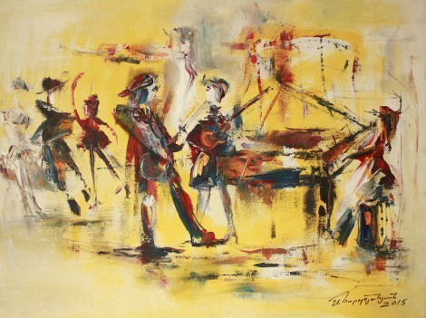Music Band, an art piece by Samvel Harutyunyan