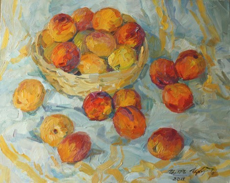 Peaches of Armenia, an art piece by Armen Atayan
