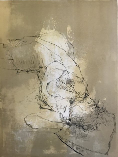Emma couchee, an art piece by Jean Jansem (1920 – 2013)