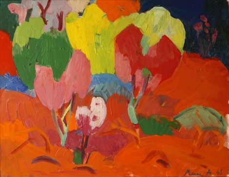 Jajour Landscape, an art piece by Minas Avetisyan (1928 -1975)