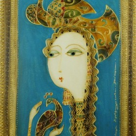 The Queen of Birds, an art piece by Gohar Edigaryan