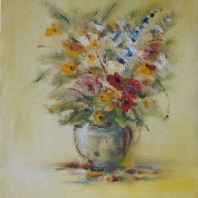 Flowers in Vase, an art piece by Samvel Harutyunyan