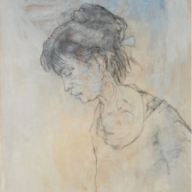 ADELITA AU PROFIL, an art piece by Jean Jansem (1920 – 2013)