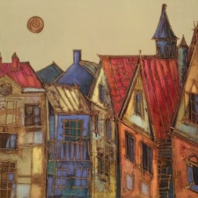 Old Town Tales 3, an art piece by Romeo Avagyan
