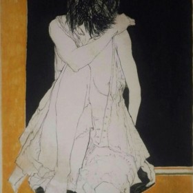 SONIA - ÉTAT OCRE, an art piece by Jean Jansem (1920 – 2013)