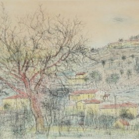 Paysage de Provence, an art piece by Jean Carzou